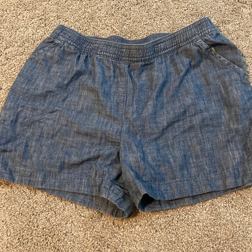 Lands end girls 14 jean shorts